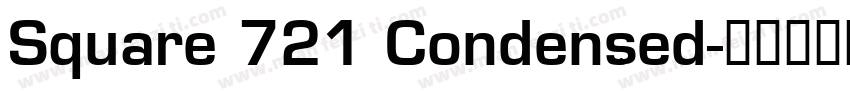 Square 721 Condensed字体转换